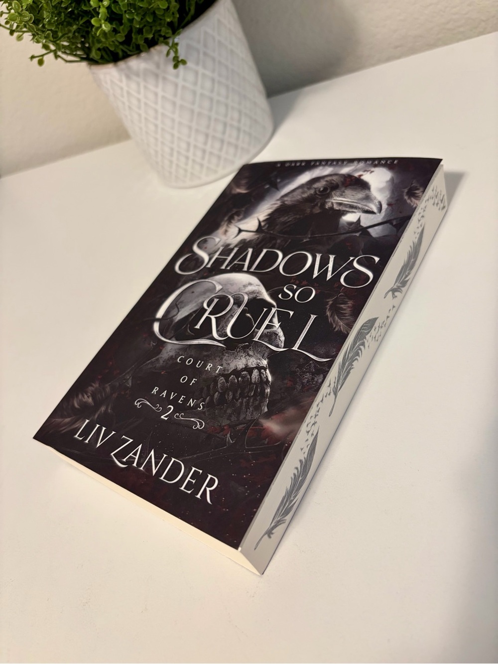 Shadows so Cruel by Liz Zander (OOP cover with sprayed edges)